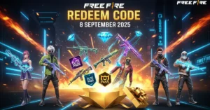 Free Fire Redeem Code 8 September 2025