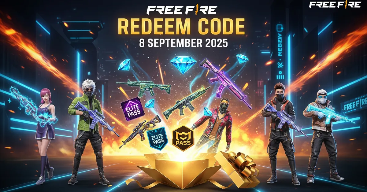 Free Fire Redeem Code 8 September 2025