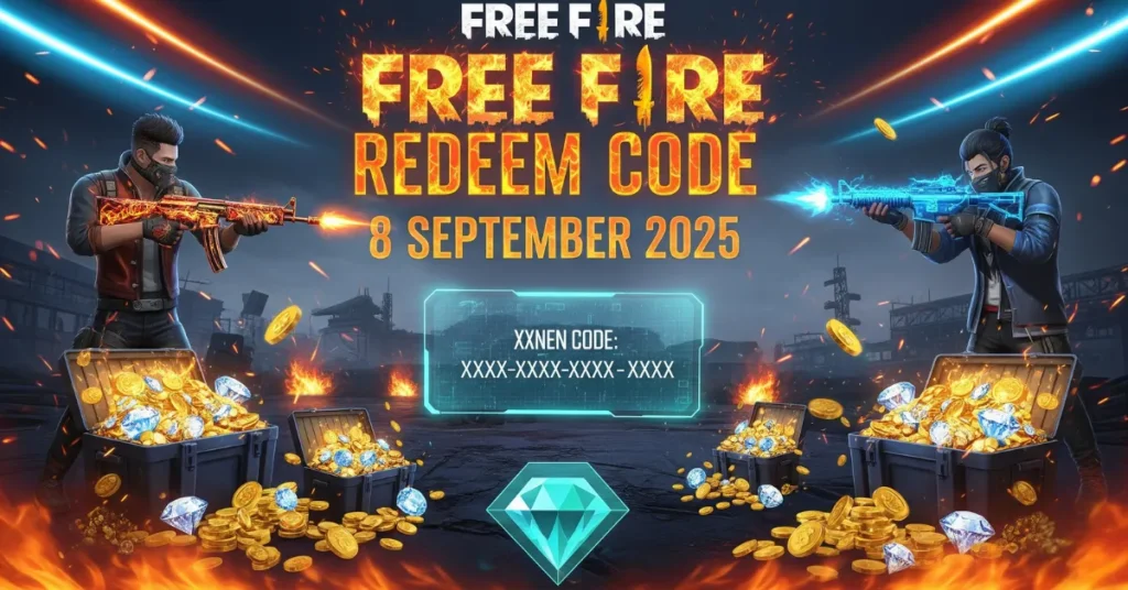 Free Fire Redeem Code 8 September 2025