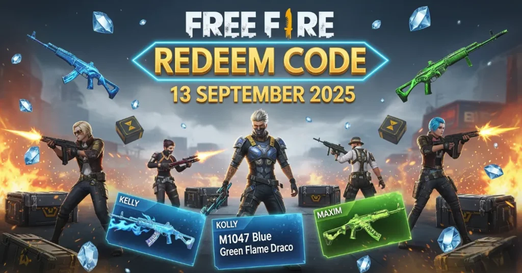 Free Fire Redeem Code 13 September 2025