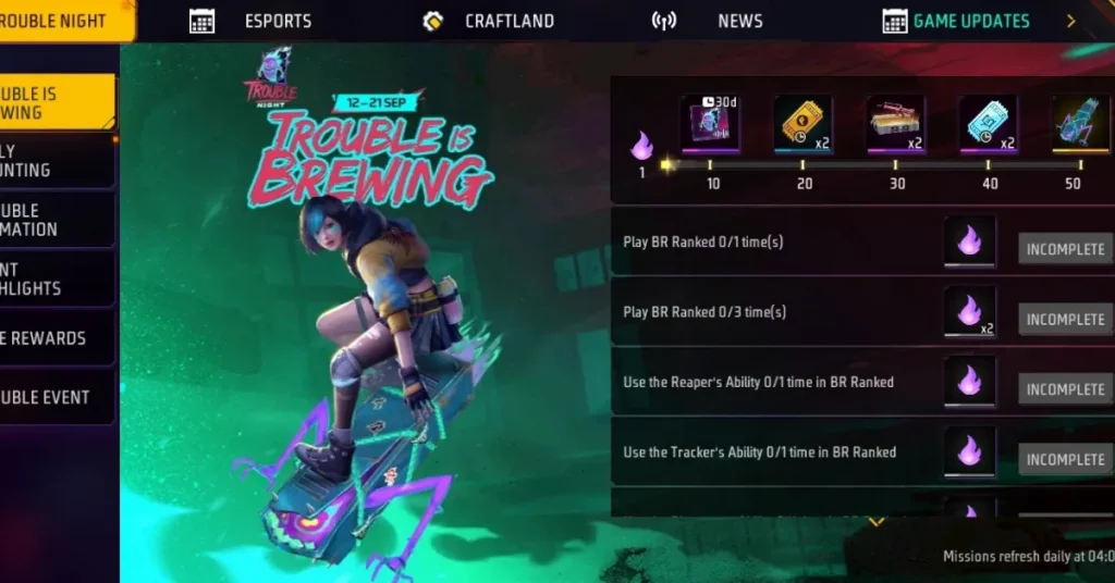 Trouble is Brewing Free Fire