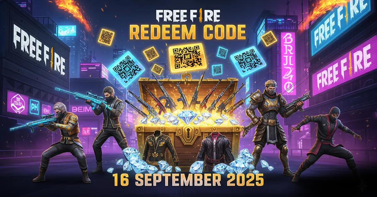 Free Fire Redeem Code 16 September 2025