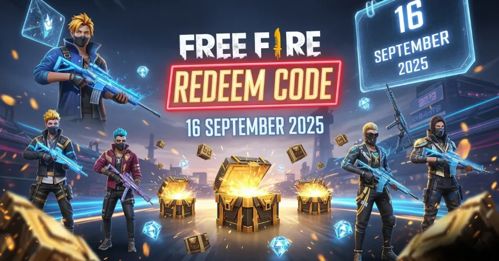 Free Fire Redeem Code 16 September 2025