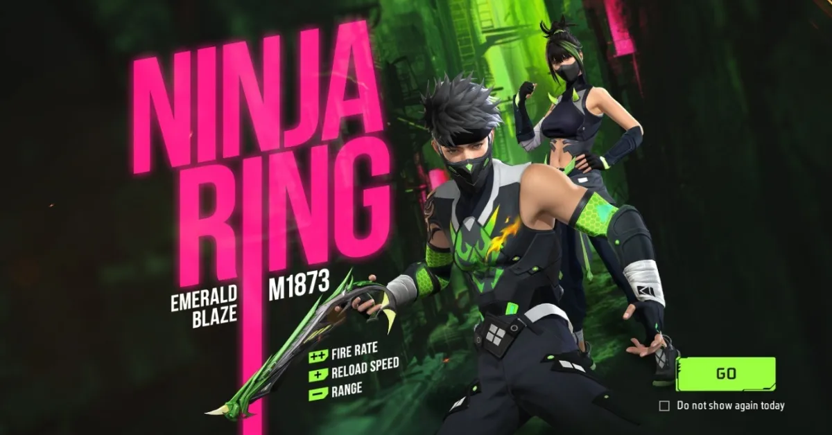 Ninja Ring Event in Free Fire