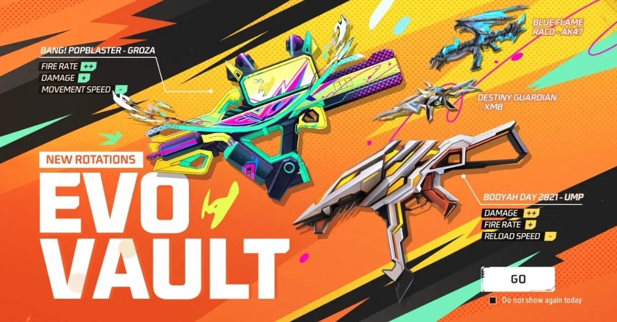 Evo Vault Event in Free Fire