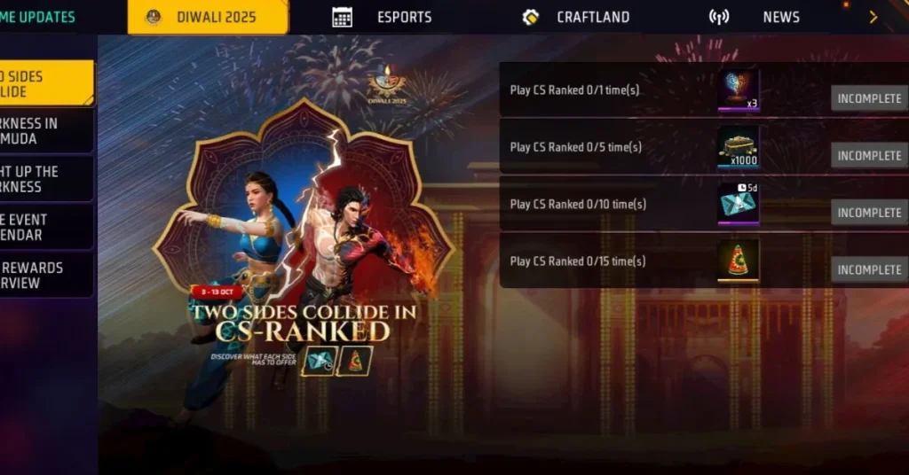 Two-Side Collide in CS-Ranked