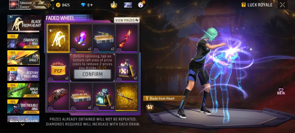 Blade From Heart Duo Emote