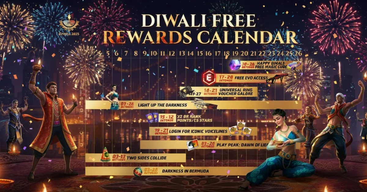 Diwali Free Rewards Calendar 2025