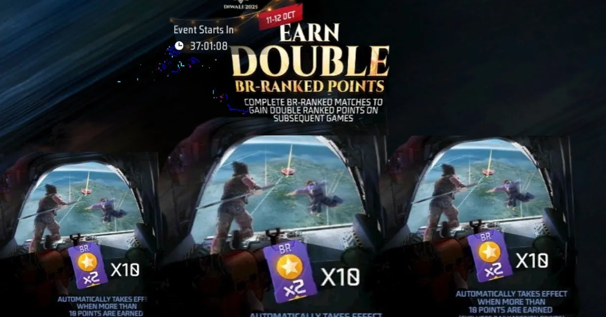 Double BR Ranked Points in Free Fire