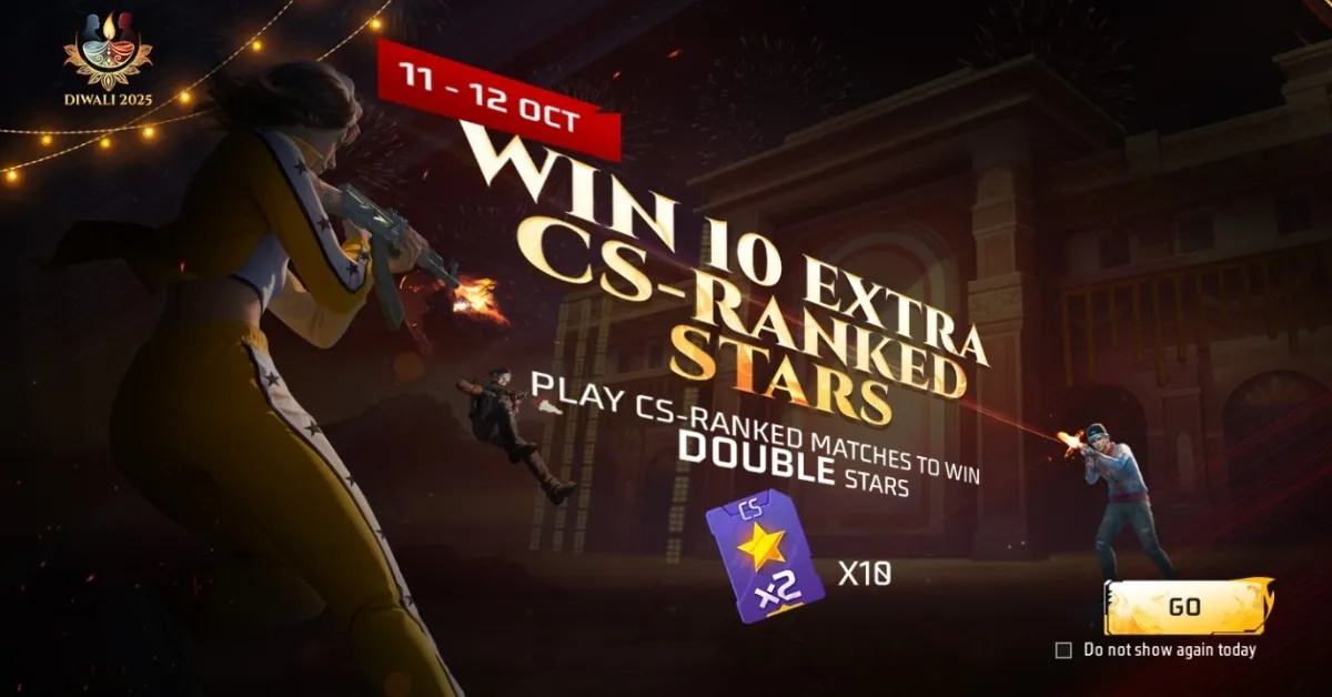 Double CS Stars Event in Free Fire