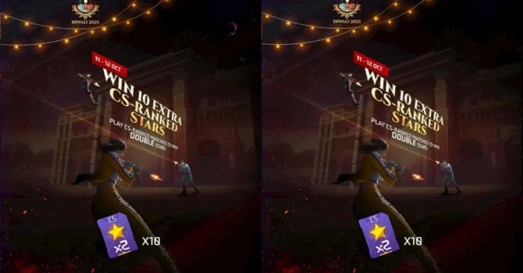 Double CS Stars Event in Free Fire