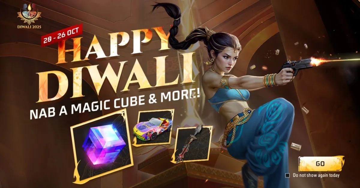 Happy Diwali Magic Cube in Free Fire