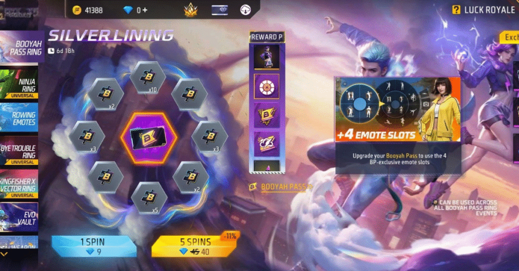 Silver Lining Ring Event in Free Fire