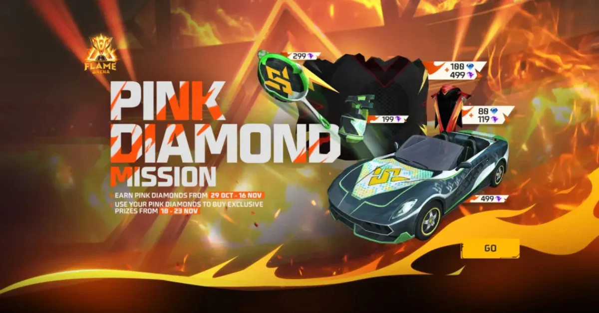 Pink Diamond Mission in Free Fire